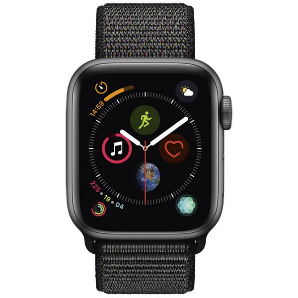 Смарт-часы Apple Watch S4 44mm Space Gray /Sport Black Loop_0