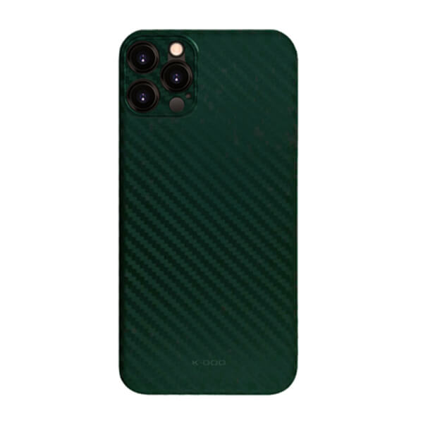 Накладка для Apple iPhone 12 PRO K-Doo Air Carbon Green под карбон_0