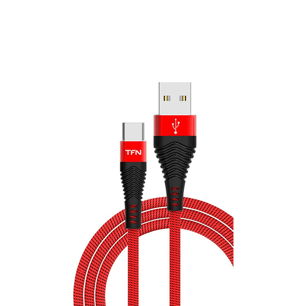 TFN кабель TypeC forza 1.0m red-black_0