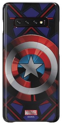 Чехол-накладка Galaxy Friends MARVEL S10+ Капитан Америка_0