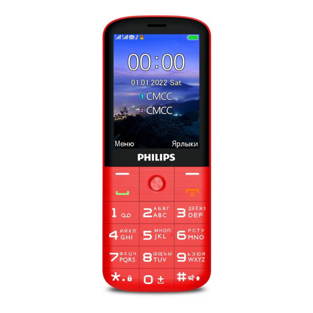 Мобильный телефон Philips Xenium E227 Красный_0