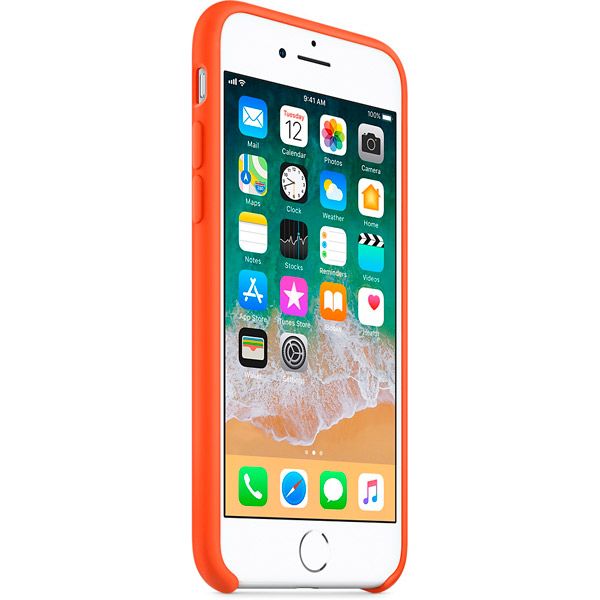 Чехол для iPhone Apple iPhone 8/7 Silicone Case Spicy Orange_0