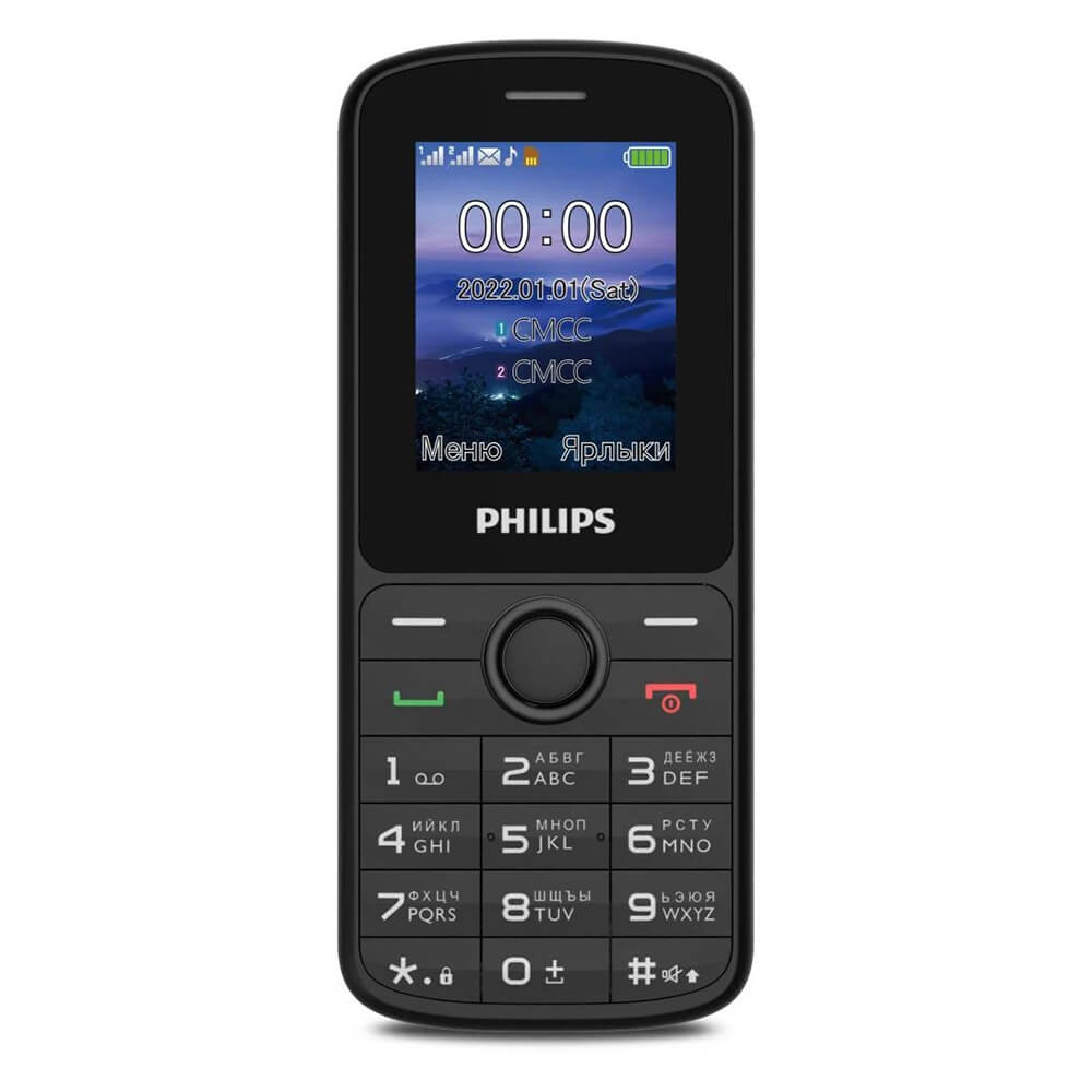 Мобильный телефон Philips Xenium E2101 Черный_0