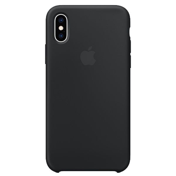Чехол для iPhone Apple iPhone Xs Silicone Case (Black)_0