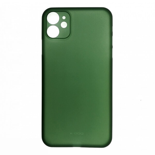 Пластиковая накладка Premium K-Doo Air Skin Ultra slim (0,3 мм) для Apple iPhone 12 (6.1) 2 Lenses з_0