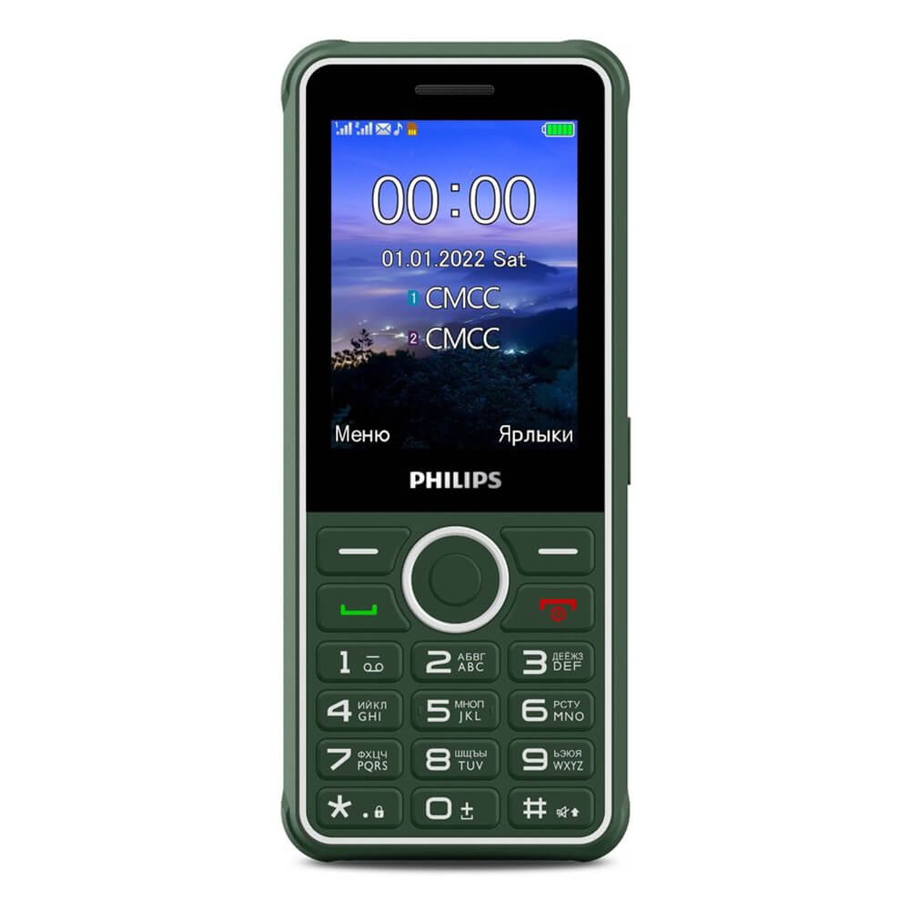 Мобильный телефон Philips Xenium E2301 Зеленый_0