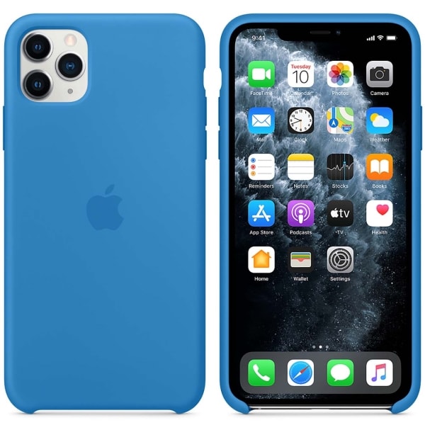 Чехол для iPhone Apple iPhone 11 PRO Max Silicone Case (Surf Blue)_2