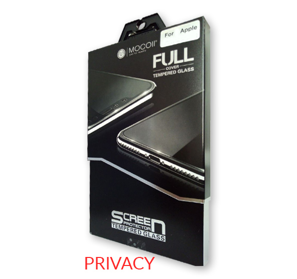 Стекло защитное MOCOLL, полноразмерное для iPhone X/XS 3D ПРИВАТНОЕ (Серия Black Diamond) Черный_0