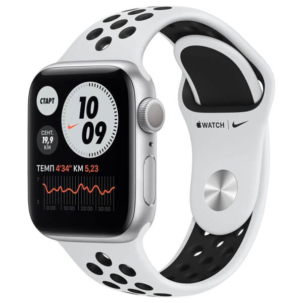 Смарт-часы Apple Watch S6 40mm White Nike_0