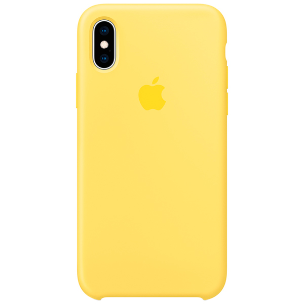 Чехол для iPhone Apple iPhone Xs Silicone Case (Canary Yellow)_0