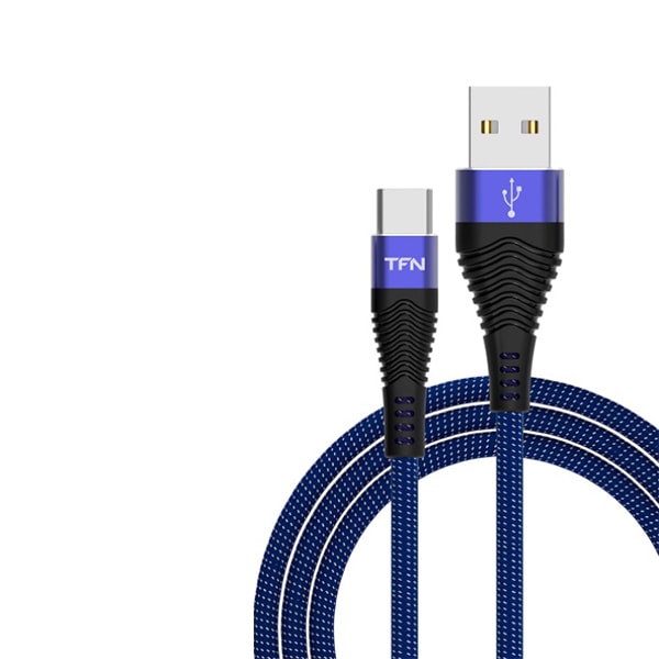 TFN кабель TypeC forza 1.0m blue-black_0