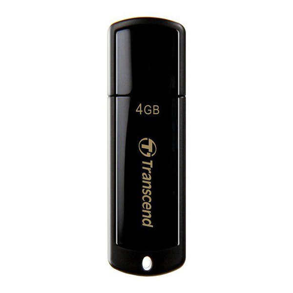 Флеш Диск Transcend 4Gb Jetflash 350 USB2.0 черный_0