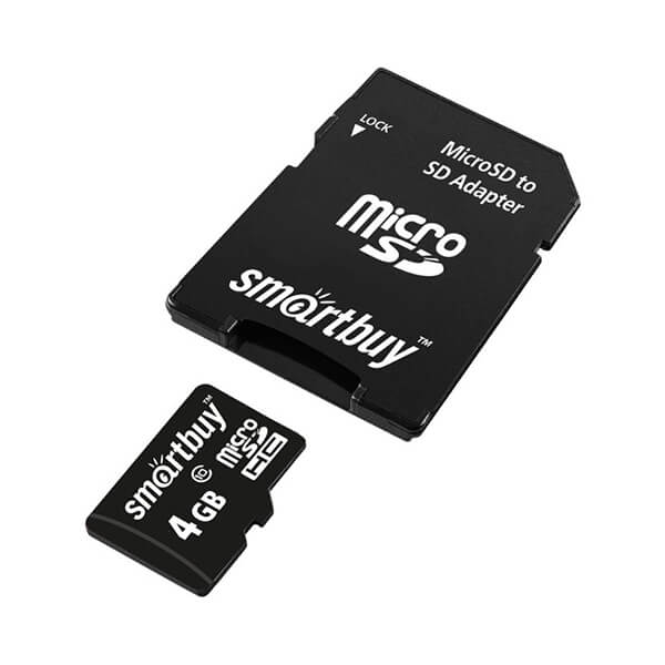 MicroSD SmartBuy 4 Гб с адаптером HC класс 10_2