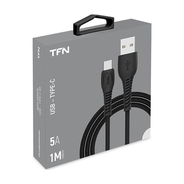 TFN кабель TypeC forza 1.0m black_1