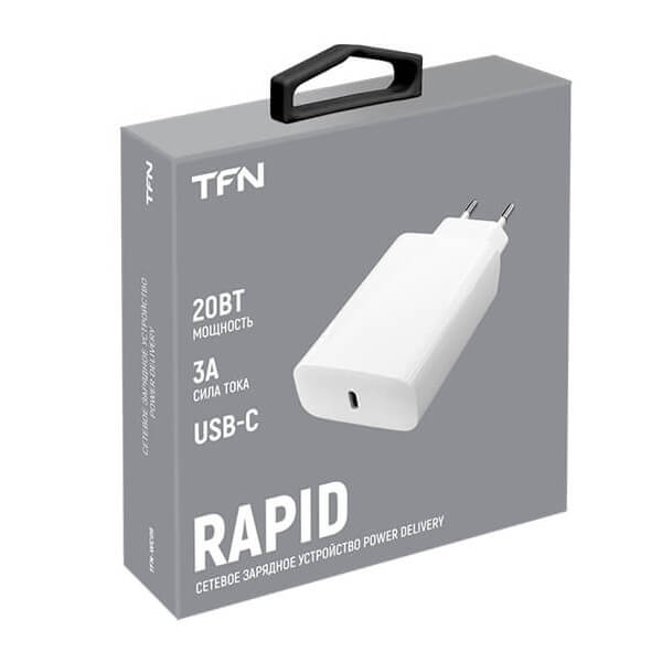TFN СЗУ Type-C PD 20W white б/кабеля_1