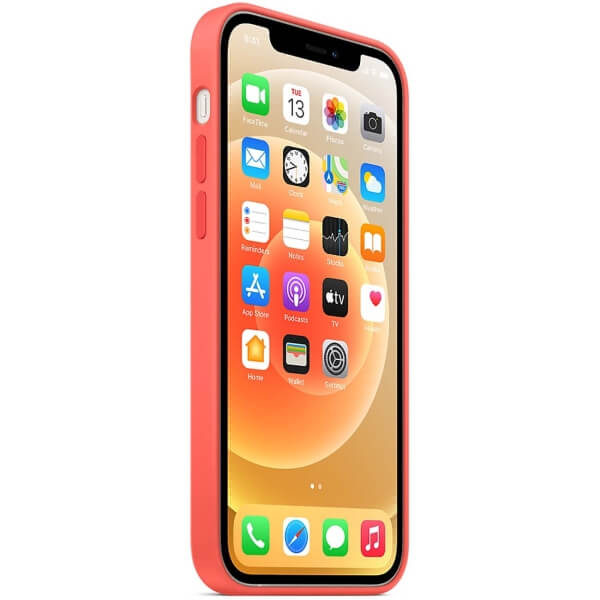 Силиконовая накладка with MagSafe (Silicone Case) для Apple iPhone 12 (6.1) Pink Citrus_2