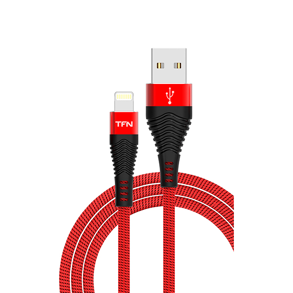 TFN кабель 8pin forza 1.0m red-black_0