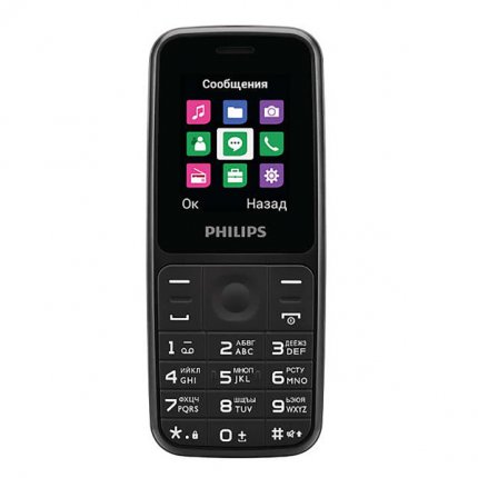 Мобильный телефон Philips Xenium E125 черный_1