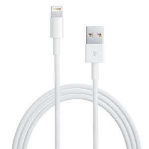 Кабель Apple USB-Lightning белый 1м_0
