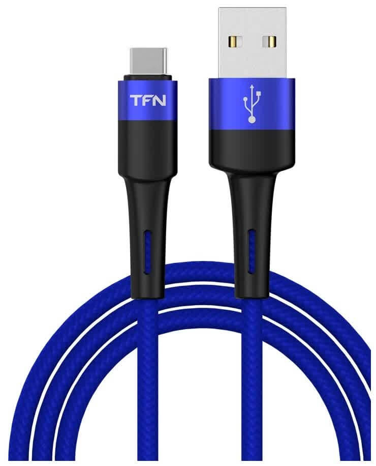 TFN кабель TypeC Envy 1.2m нейлон blue_0