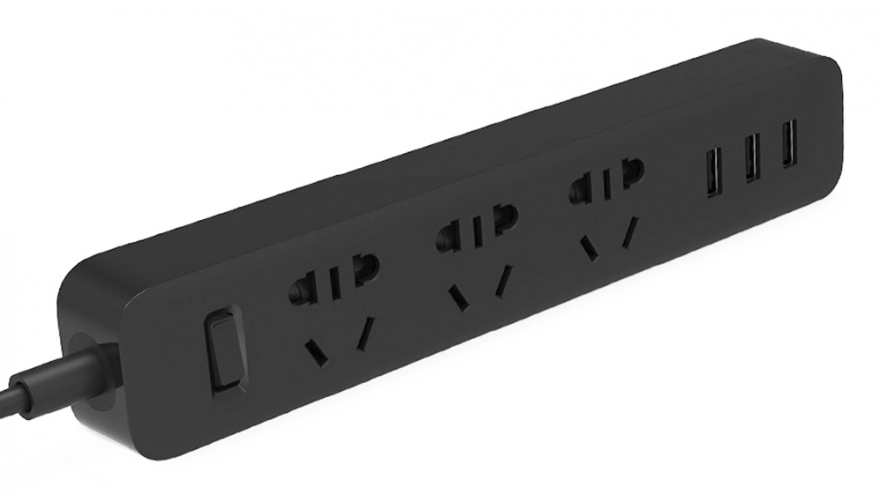 Удлинитель Xiaomi Mi USB Power Strip  (3 розетки, 3 USB) Black_1