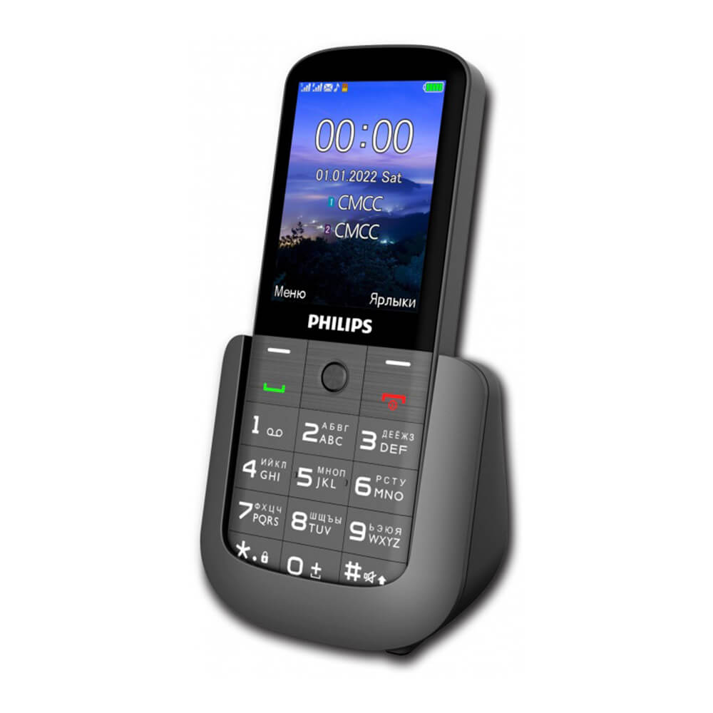 Мобильный телефон Philips Xenium E227 Темно-серый_3