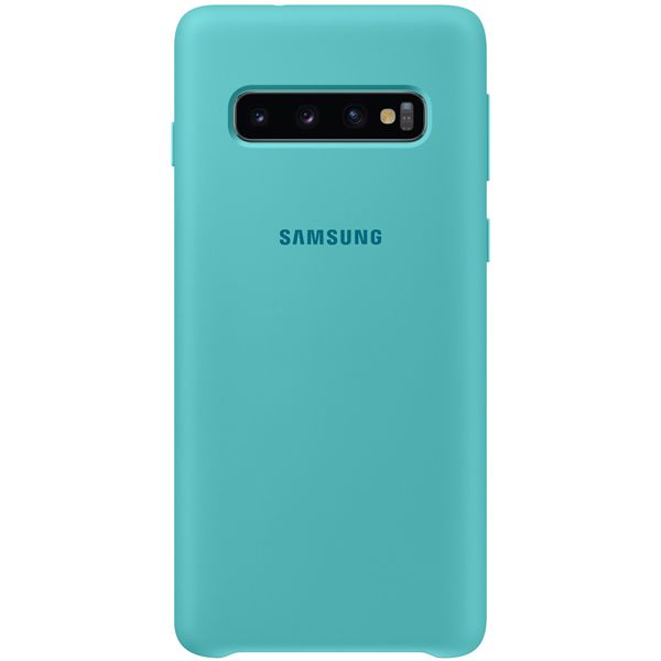 Чехол (клип-кейс) Samsung для Samsung Galaxy S10 Silicone Cover Зеленый_1
