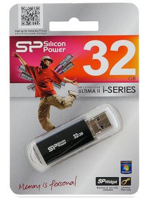 Флеш Диск Silicon Power 32Gb Ultima II-I Series Черный_0