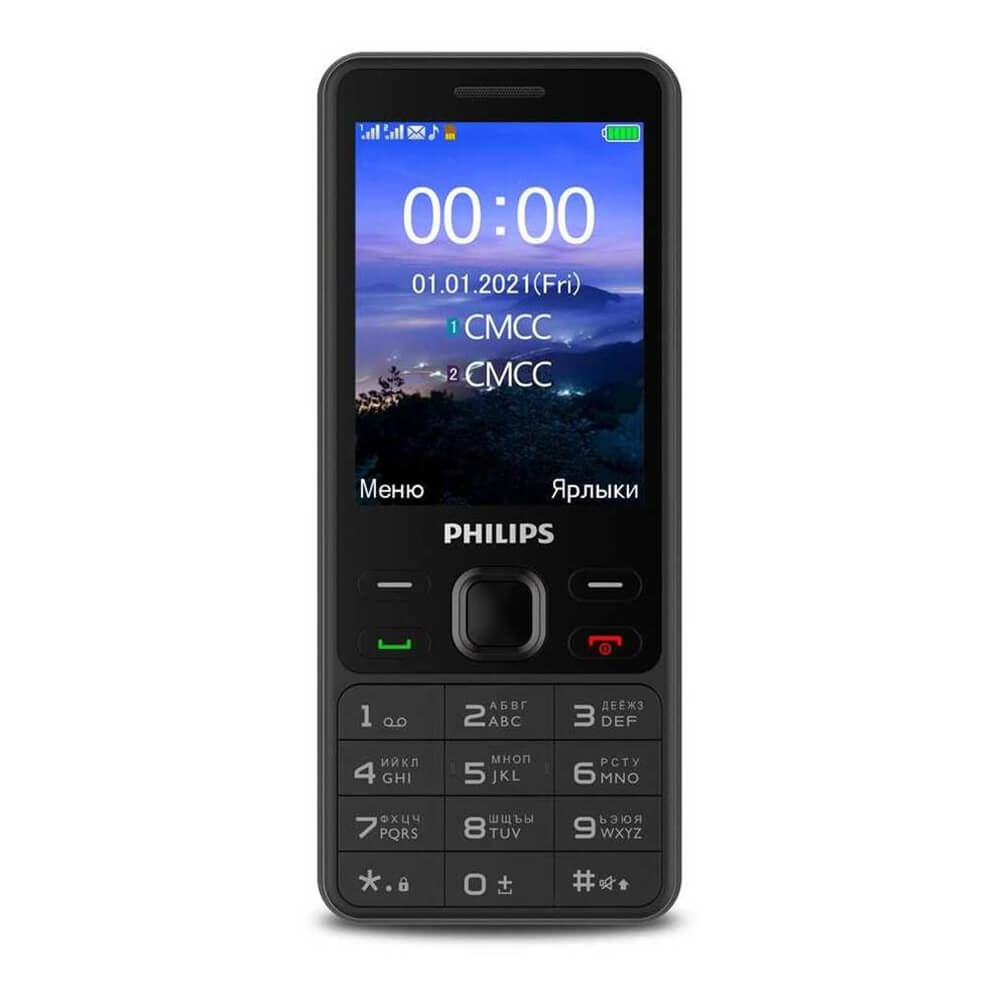 Мобильный телефон Philips Xenium E185 Черный_0