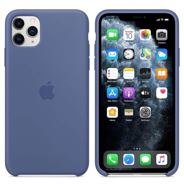 Чехол для iPhone Apple iPhone 11 PRO Silicone Case (Linen Blue)_1