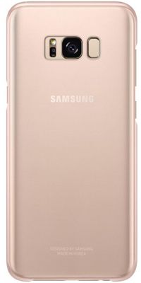 Чехол (клип-кейс) Samsung для Samsung Galaxy S8+ Clear Cover розовый/прозрачный_0