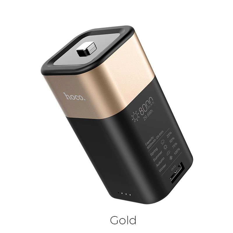 Внешний аккумулятор HOCO J24 Cool energy 8000mAh (Gold)_0