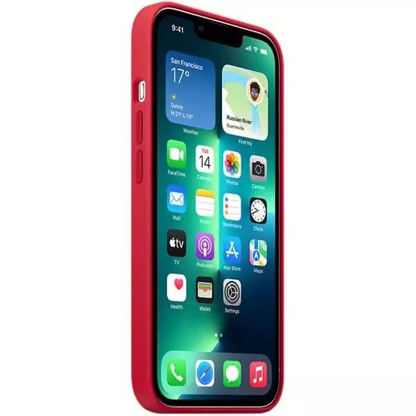 Чехол для Apple iPhone 13 Pro Silicone Case Red_1