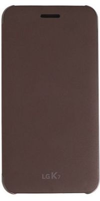 Чехол (флип-кейс) LG для LG K7 (2017) коричневый_0