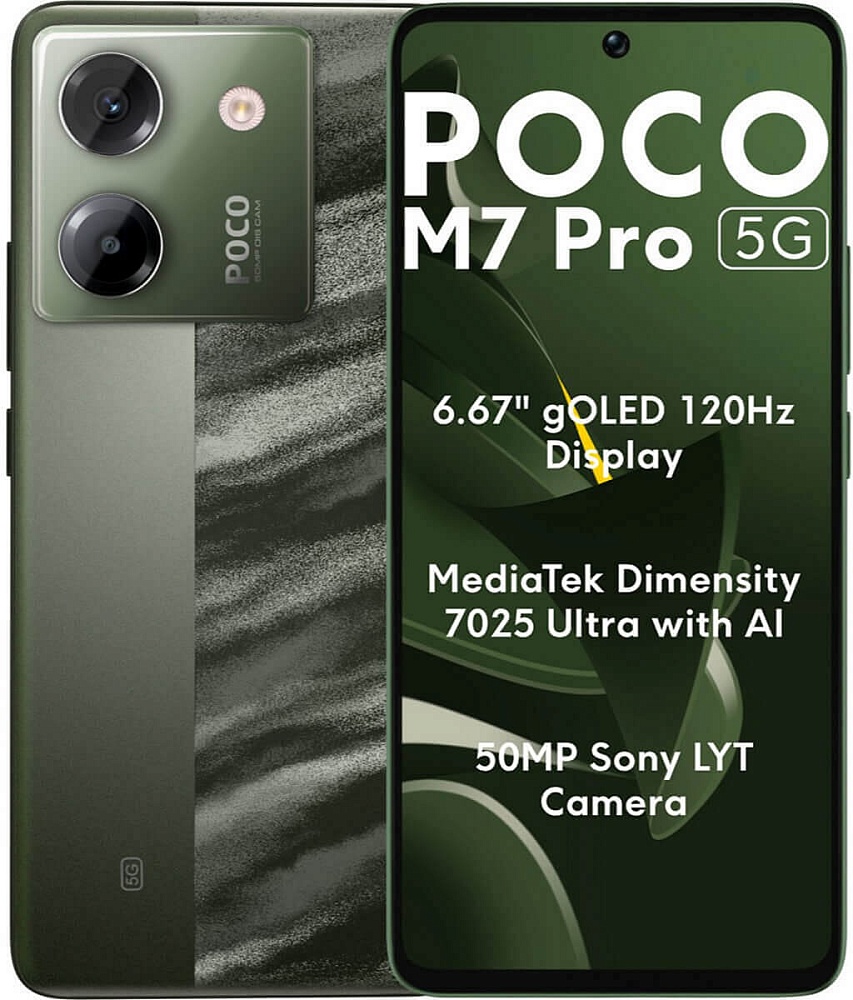 Смартфон Xiaomi Poco M7 Pro 8/256Гб Зеленый_0
